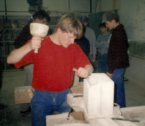 Lehrling bei der Arbeit Lehrling bei der Arbeit